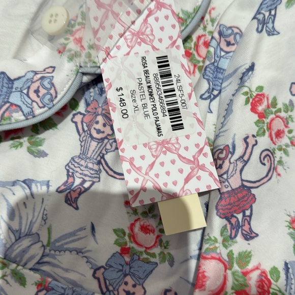 Brand new Loveshack Fancy Roberta Roller Rabbit PJs - Picture 5 of 5